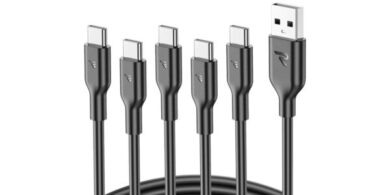 Pack de 5 cables USB-C RAMPOW