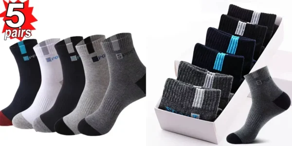 Calcetines deportivos de fibra de bambú