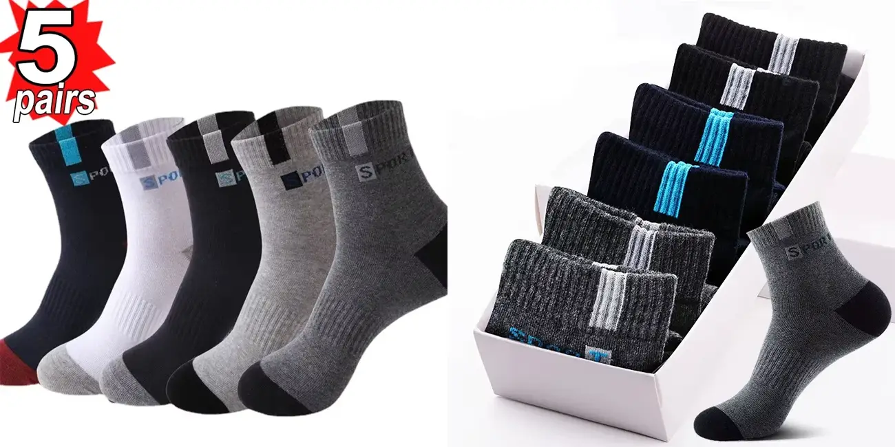 Calcetines deportivos de fibra de bambú