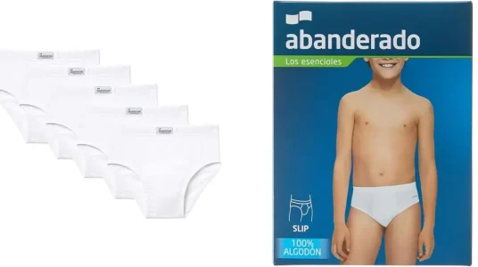Pack 5x calzoncillos slips Abanderado para niños