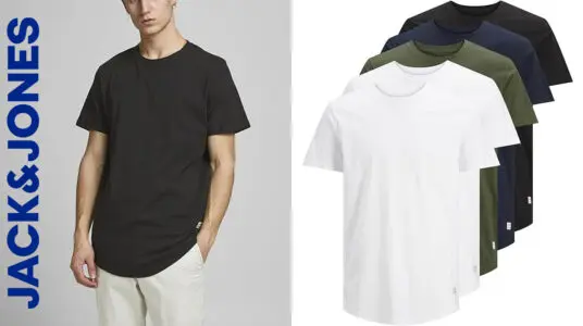 Pack 5x Camisetas Jack & Jones JJenoa