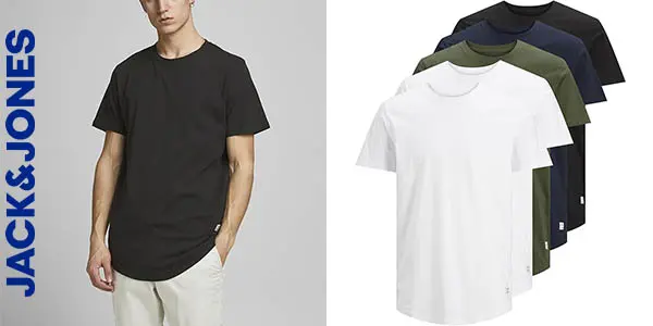 Pack 5x Camisetas Jack & Jones Noa