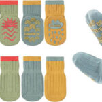 Pack x5 Pares de calcetines antideslizantes infantiles MiDoDo