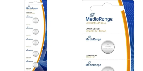 Pack 5x pila de botón MediaRange CR1220