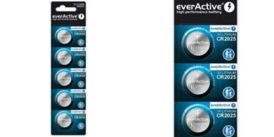 Pack de 5 pilas de botón EVERACTIVE CR2032