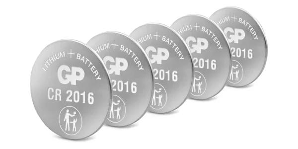 Pack de 5 pilas GP CR 2016