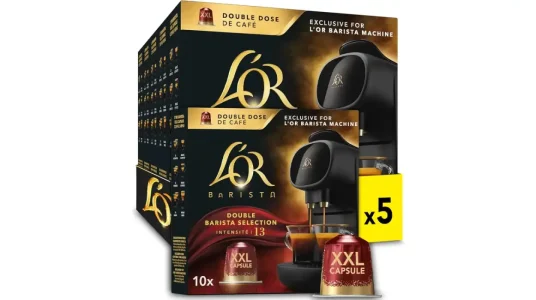 Pack de 50 cápsulas de café L'OR Barista Double Barista Selection