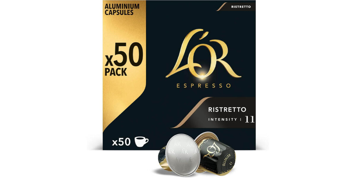 Pack 50 Cápsulas de café L'Or Espresso Ristretto