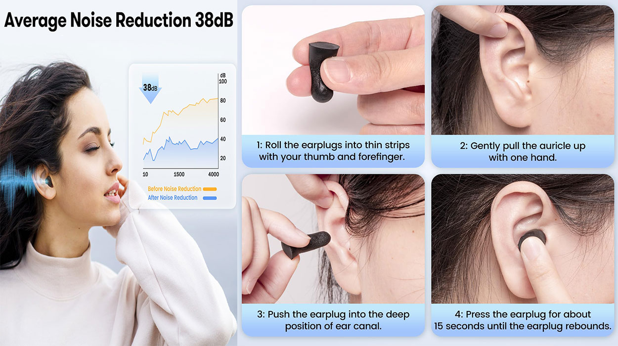 Pack de 50 pares de tapones para los oídos Link Dream barato