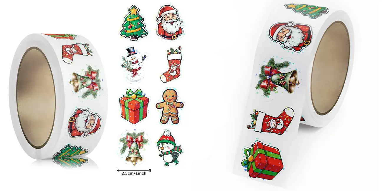 500 Pegatinas navideñas