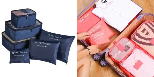 Pack x6 bolsas organizadoras para ropa