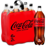 Pack x6 Botellas de Coca-Cola Zero de 2l