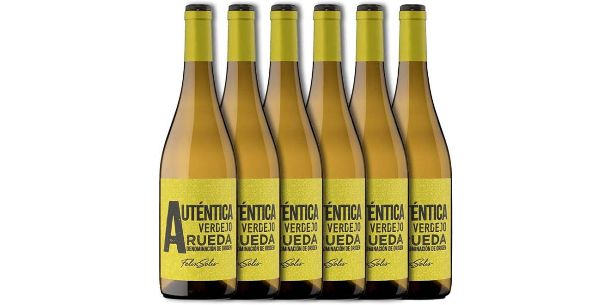 Pack 6 botellas de vino blanco La Auténtica verdejo D.O. Rueda