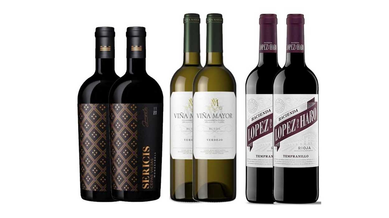 botellas Wine Lovers oferta