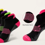 Pack de 6 calcetines deportivos antideslizantes YSense Snug para mujer, transpirables y cortos