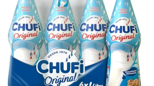 Horchata Chufi Original sin lactosa ni gluten, pack de 6 botellas de 1L