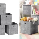 Pack de 6 Cubos de almacenamiento plegables SONGMICS