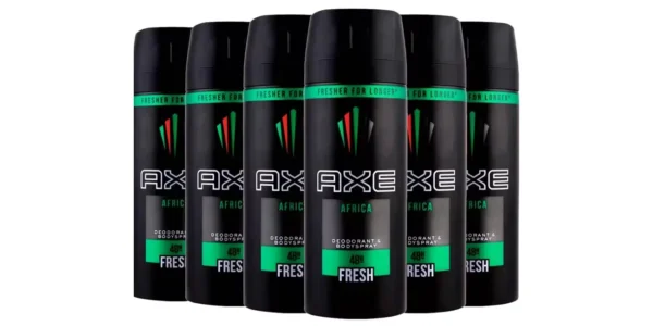 Pack 6x desodorante spray Axe AFRICA para hombre