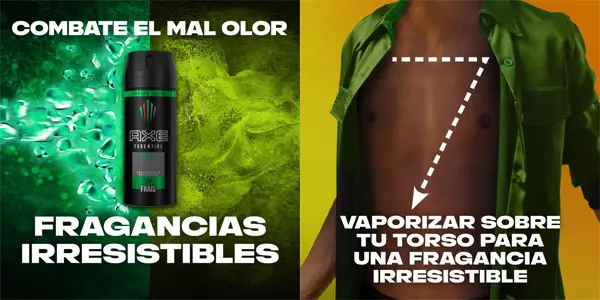 Pack 6x desodorante spray Axe AFRICA para hombre