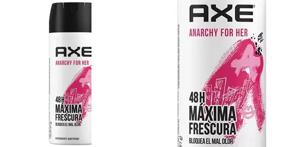 Pack 6x desodorante spray AXE ANARCHY FOR HER