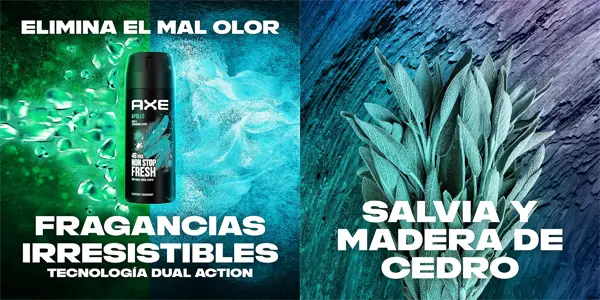 Pack 6x desodorante en spray Axe Apollo de 150 ml