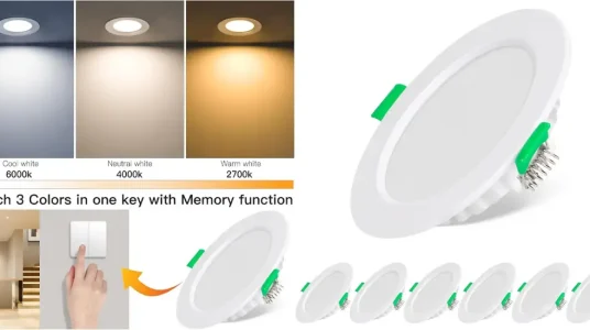 Pack 6x Downlight LED Lichtlord de 7W