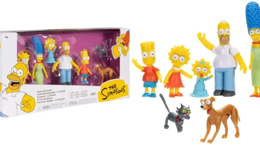 Pack de 6 figuras de Los Simpsons