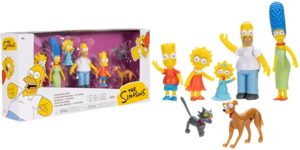 Pack de 6 figuras de Los Simpsons