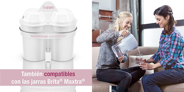 Pack de 6 filtros BWT compatibles con Brita Maxtra barato