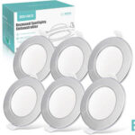 Pack x6 Downlights LED circulares EZBASICS de 5W