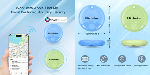 Pack 6x Localizador iTag Ultrbeka para iOS
