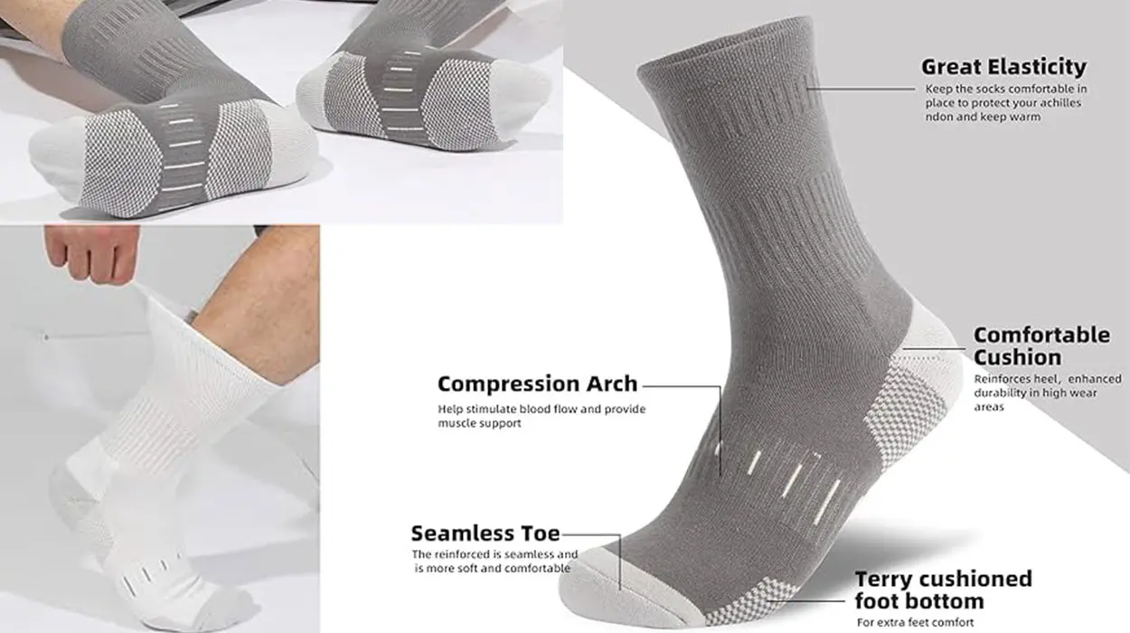 Pack de 6 pares de calcetines altos Buddermy para hombre barato