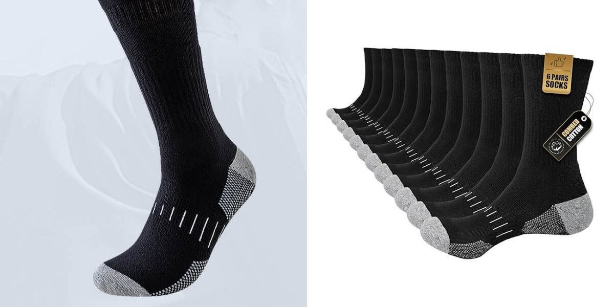 Pack de 6 pares de calcetines deportivos altos Stoeury