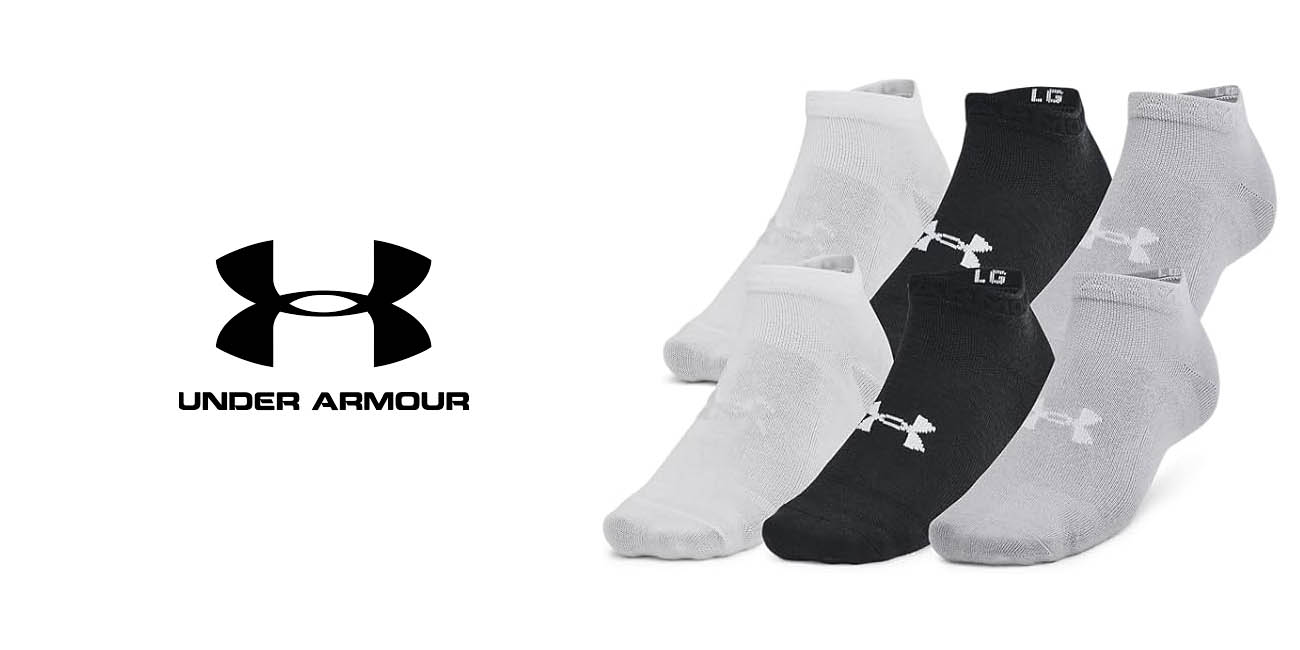 Pack 6 pares de calcetines bajos Under Armour Essential