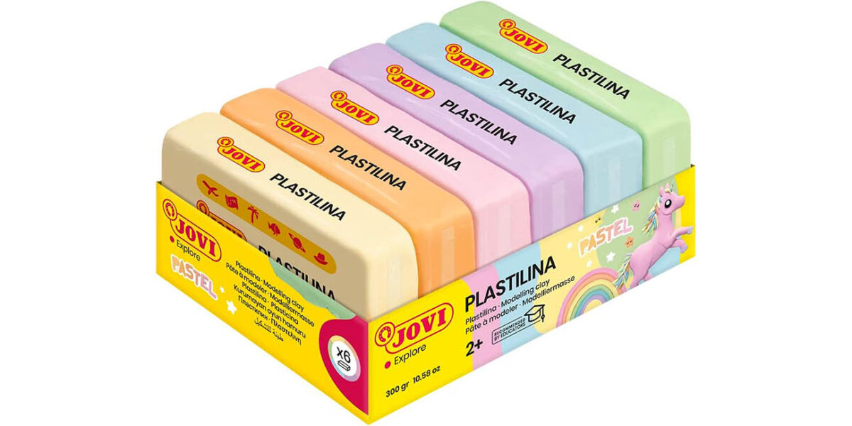 Chollo Pack x6 Plastilina Jovi de 70 gramos cada una con diferentes colores por solo 3,23€ (-51%)