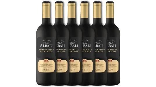 Pack de 6 botellas de vino tinto Viña Albali Tempranillo Selección