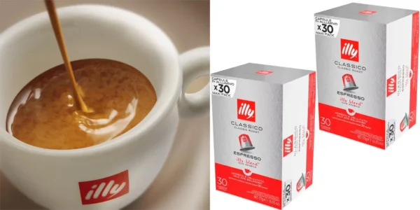 Pack de 60 cápsulas de café Illy Classico Espresso para Nespresso