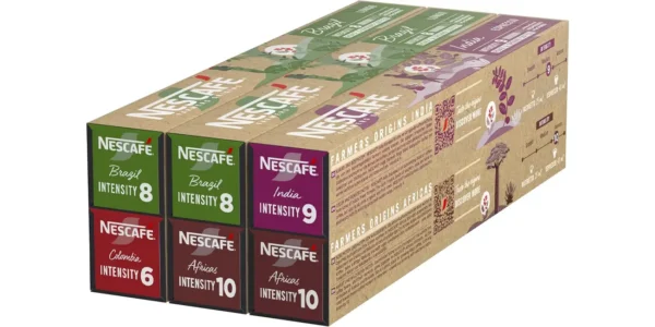 Pack de 60 cápsulas de café NESCAFÉ Farmers Origins variado
