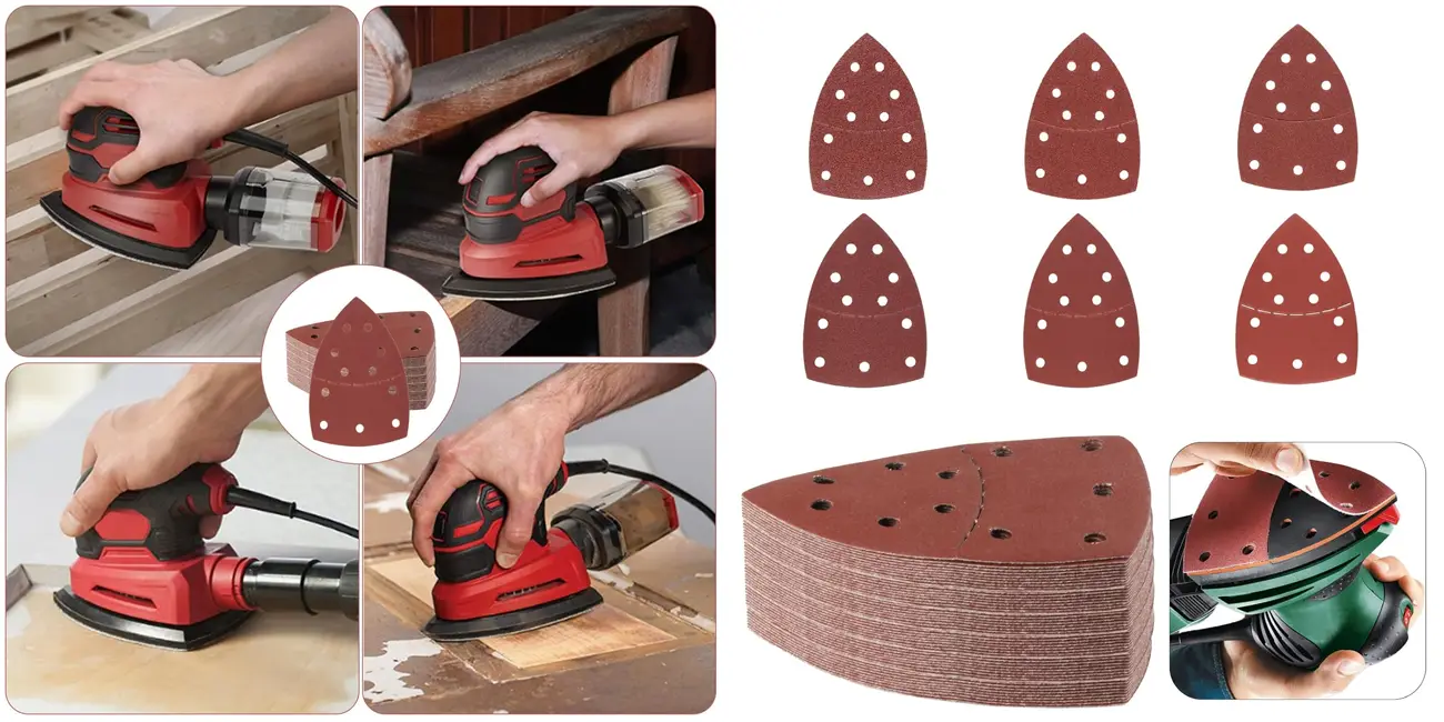 Pack x60 piezas de lija de diferentes granos