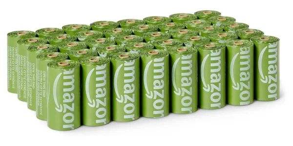 Pack de 600 bolsas para perros Amazon Basics