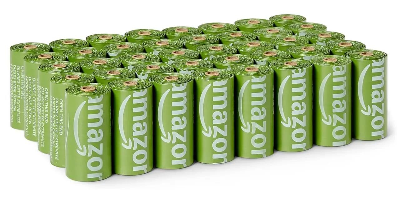 Pack de 600 bolsas para perros Amazon Basics