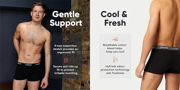 Pack 8 Bóxers FM London para hombre