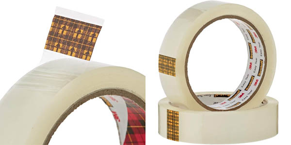 Pack 8x Rollos de cinta adhesiva transparente Scotch