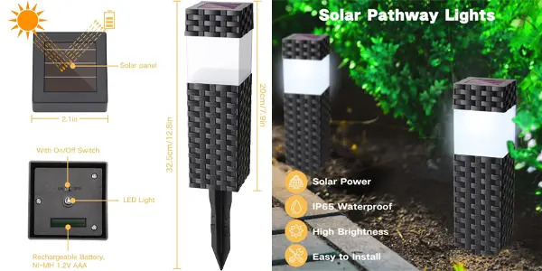 Pack 8x Luz LED solar Joomer para exterior