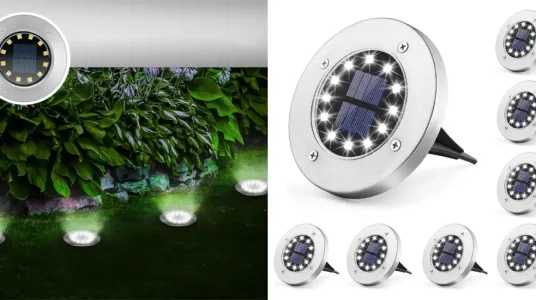 Pack 8x luz solar Solpex impermeables para exterior