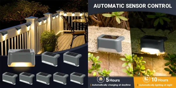 Pack x8 luces solares Gigalumi para exteriores