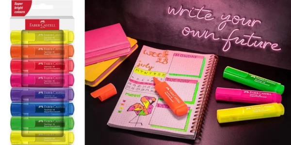 Pack de 8 rotuladores Faber-Castell Textliner