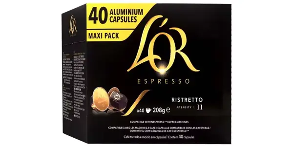 Cápsulas L'OR Espresso Ristretto