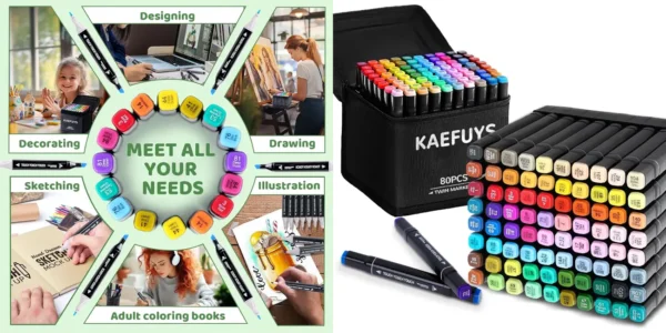 Pack de 80 rotuladores KAEFUYS