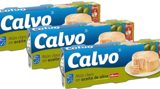Pack 9x lata de atún claro Calvo en aceite de oliva La Española